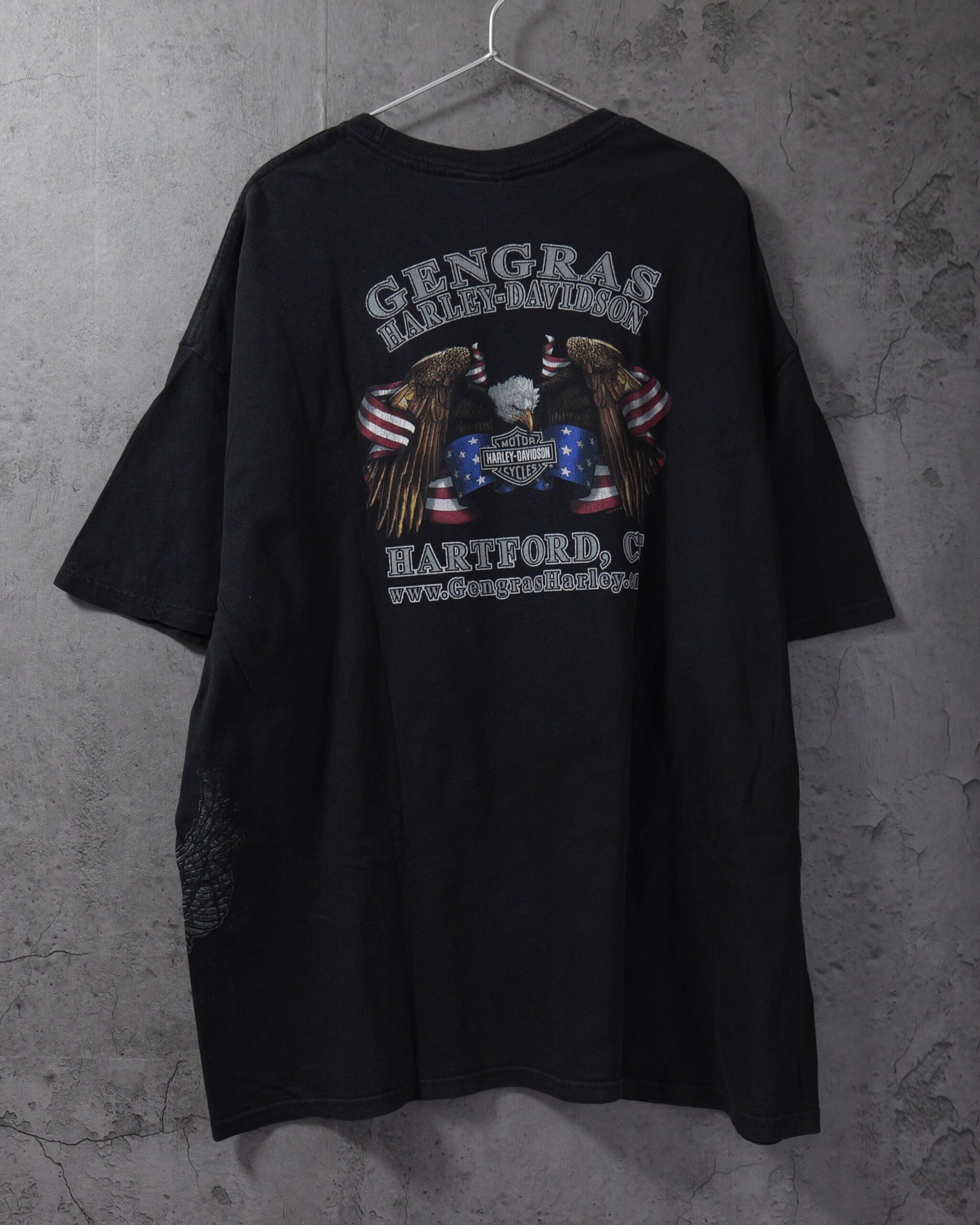 HARLEY-DAVIDSON イーグル両面プリントTシャツ - 画像 (2)