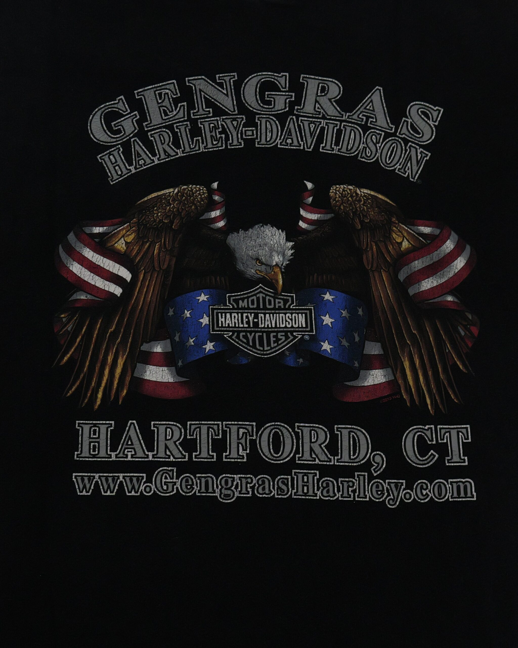 HARLEY-DAVIDSON イーグル両面プリントTシャツ - 画像 (4)
