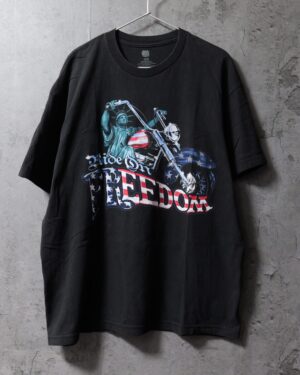 RIDE ON FREEDOM 自由の女神 バイク グラフィックTシャツ