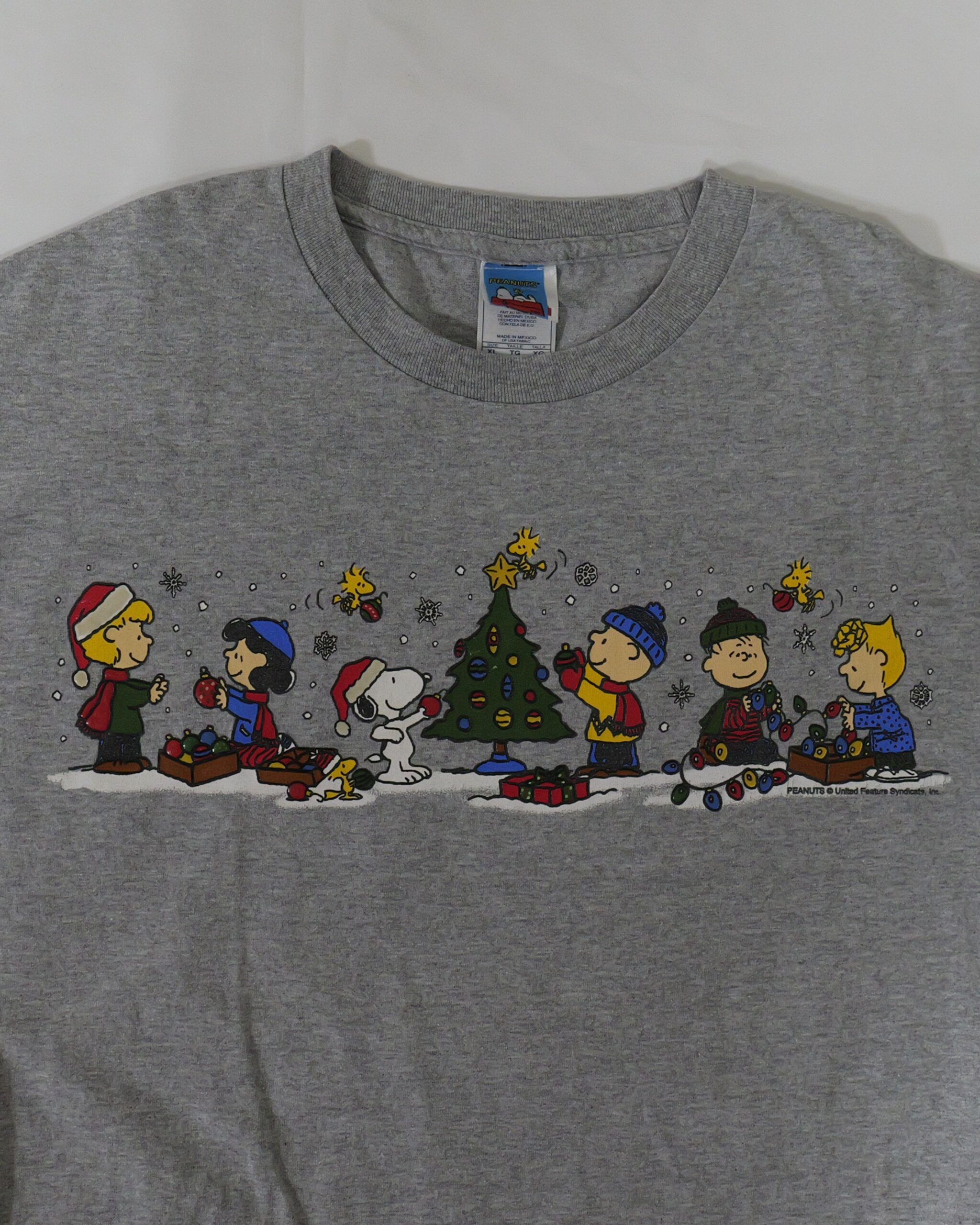 PEANUTS スヌーピー クリスマスプリントTシャツ - 画像 (3)