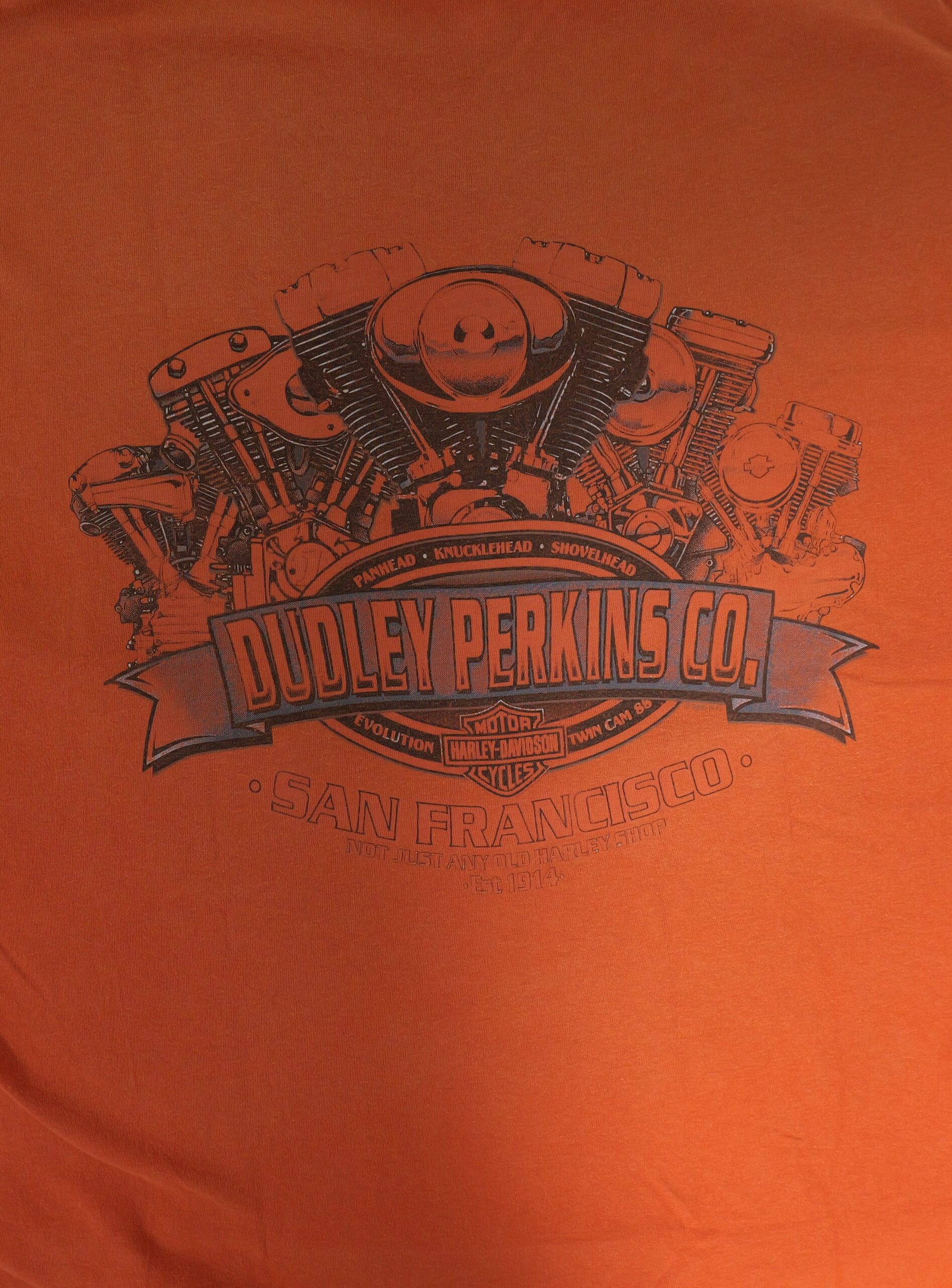 HARLEY-DAVIDSON DUDLEY PERKINS CO. Tシャツ - 画像 (4)